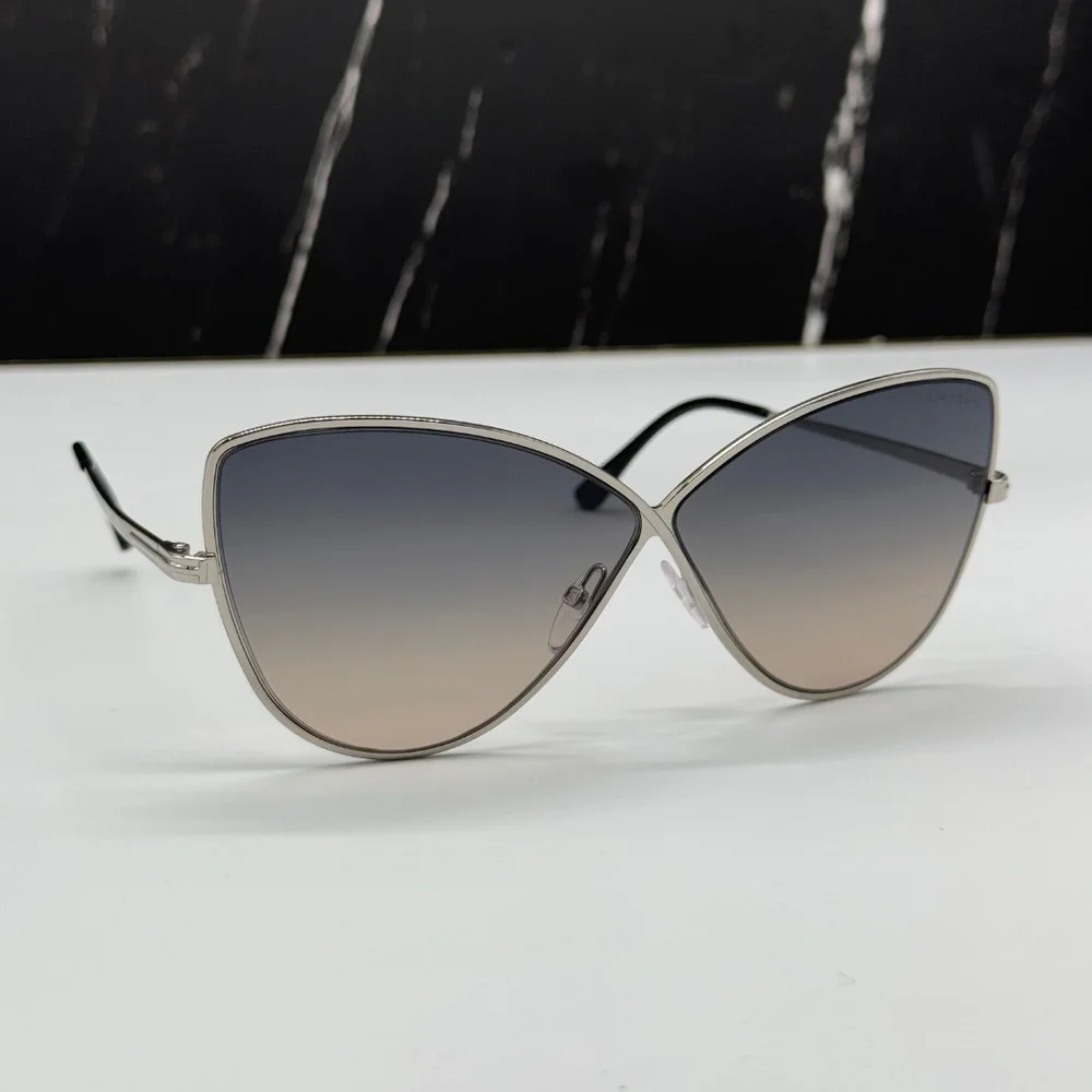 NEW TOM FORD TF569 16B WOMEN BUTTERFLY SUNGLASSES TOM FORD ELISE-02 FT0569/S 16B - Picture 4 of 11